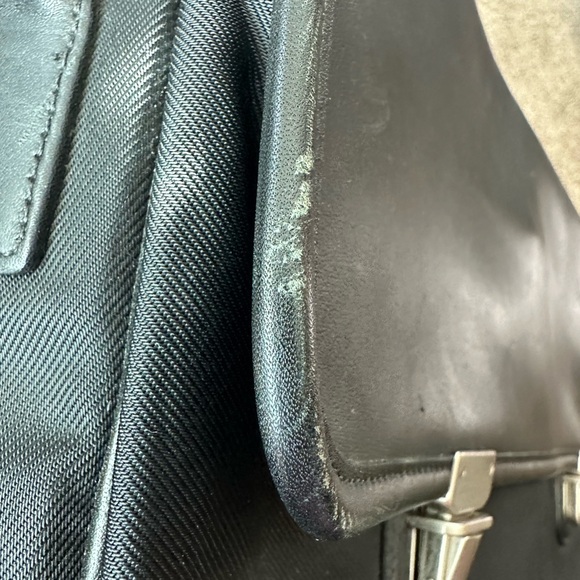 VINTAGE Coach Black Nylon & Leather Briefcase/Laptop Bag 51113 - Picture 14 of 16